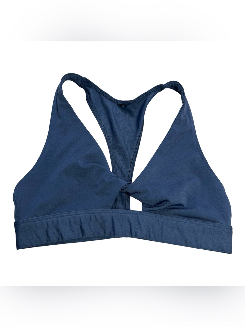 Victoria’s Secret PINK Racerback Dusty Blue Sports Bra